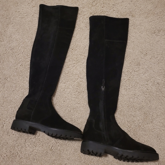 Tory Burch Black Over the Knee Boots - Picture 3 of 6